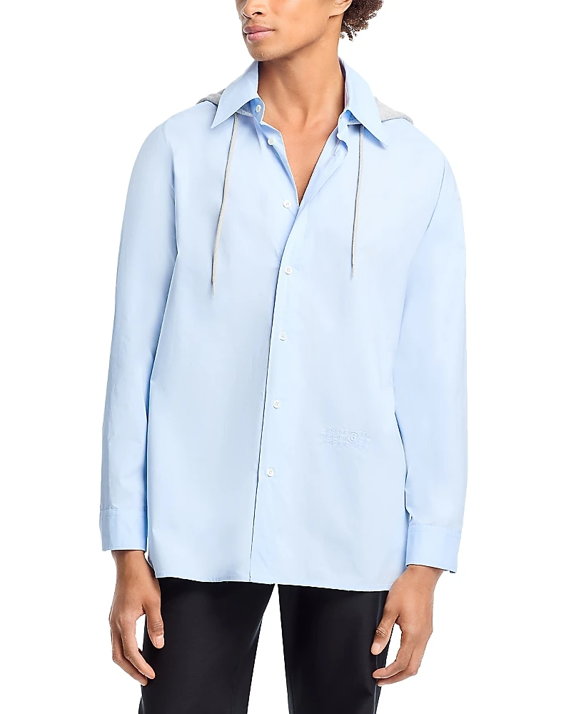 MM6 Maison Margiela Regular Fit Hooded Shirt