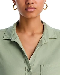 Long Sleeve Button Down Top