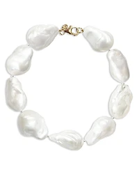 Bloomingdale's Fine Collection 14K Yellow Gold Baroque Pearl Bracelet