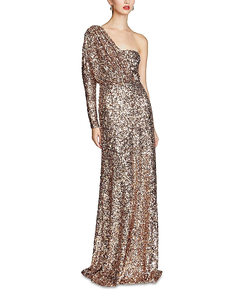 Halston Ramona Sequins Gown