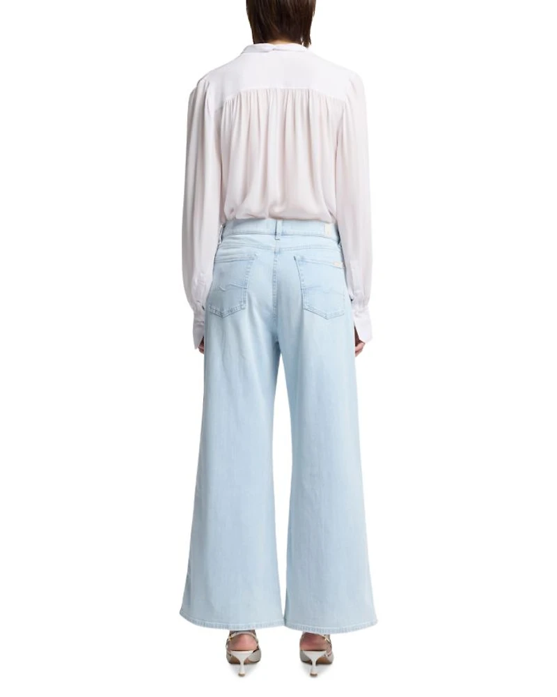 Lotta High Rise Wide Leg Jeans Malibu Sky