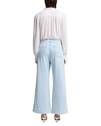 Lotta High Rise Wide Leg Jeans Malibu Sky