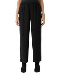 Eileen Fisher Silk Straight Ankle Pants