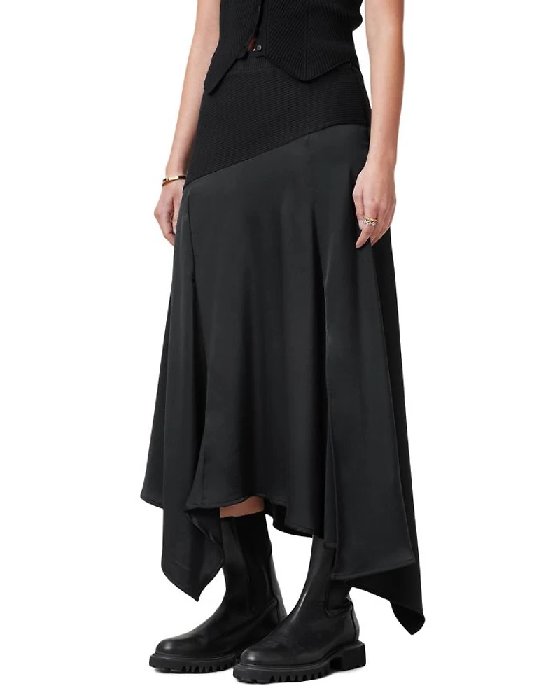 Pia Satin Skirt