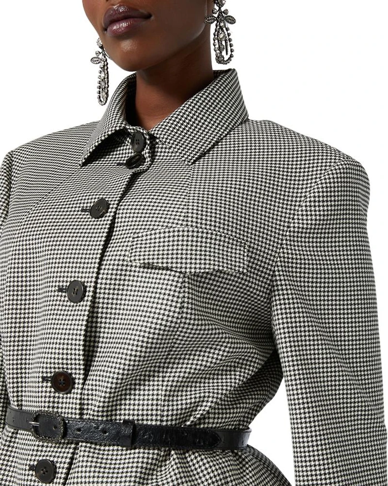 1A Uscita Teglia Houndstooth Jacket
