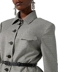 1A Uscita Teglia Houndstooth Jacket
