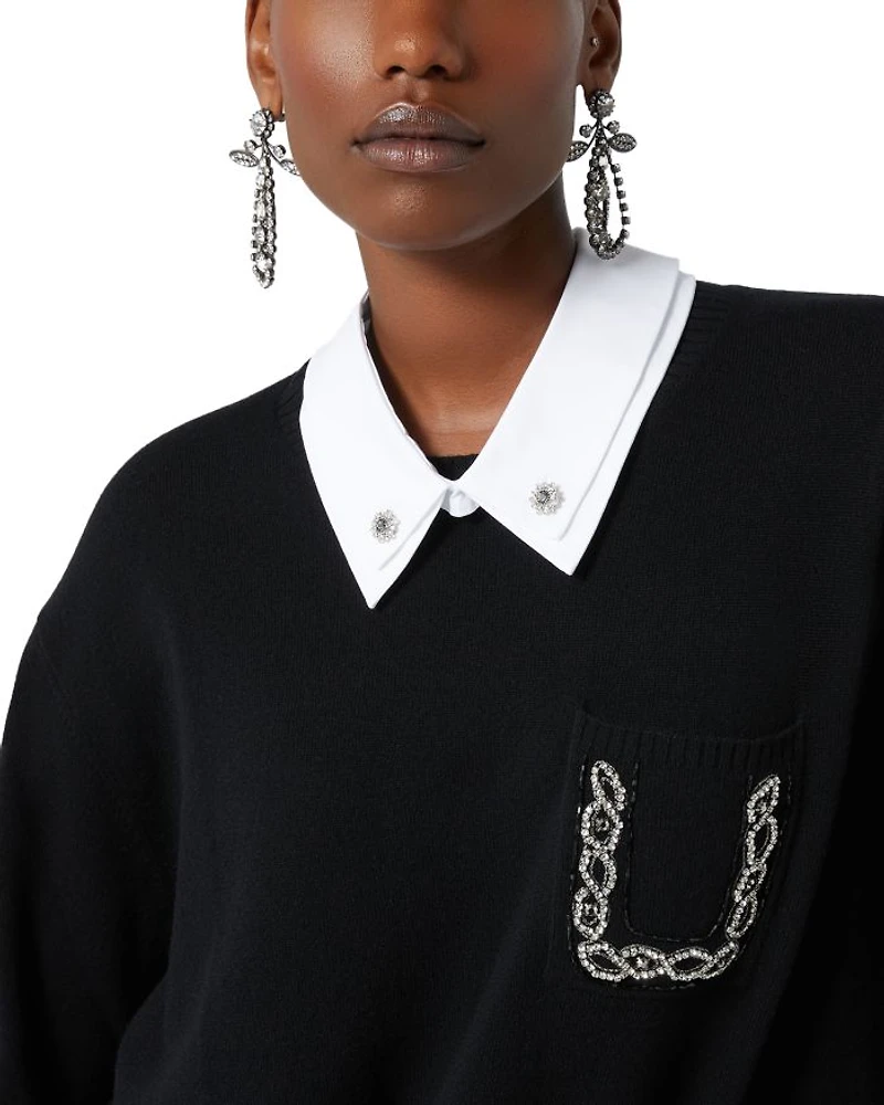 Uscita Talento Removable Collar Sweater
