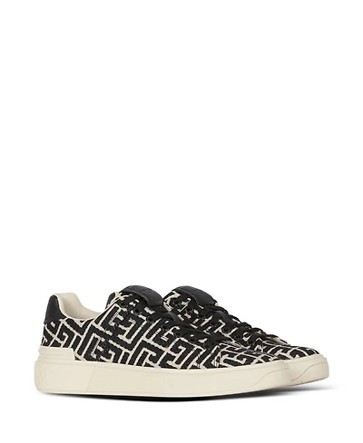 Women's B-Court Trainers with Jacquard Monogram
