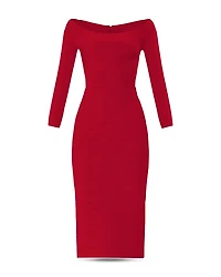 Icon Scoop Neck Midi Dress
