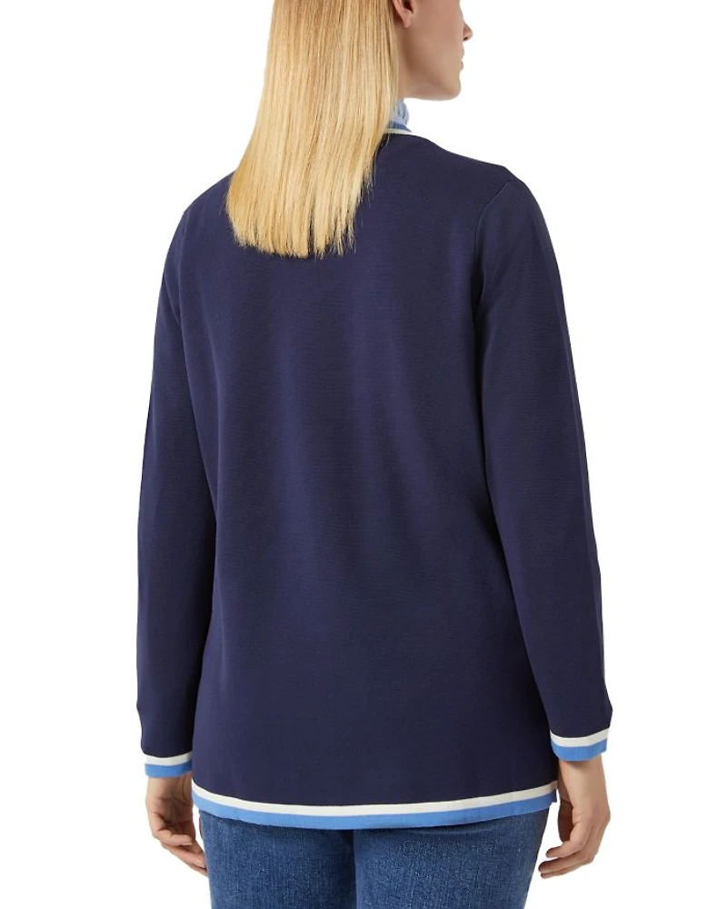 Sport 1A Uscita Melk Crewneck Cardigan Sweater