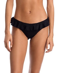 Aqua Ruffled Bikini Bottom - Exclusive