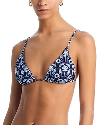 Aqua Triangle Bikini Top - Exclusive