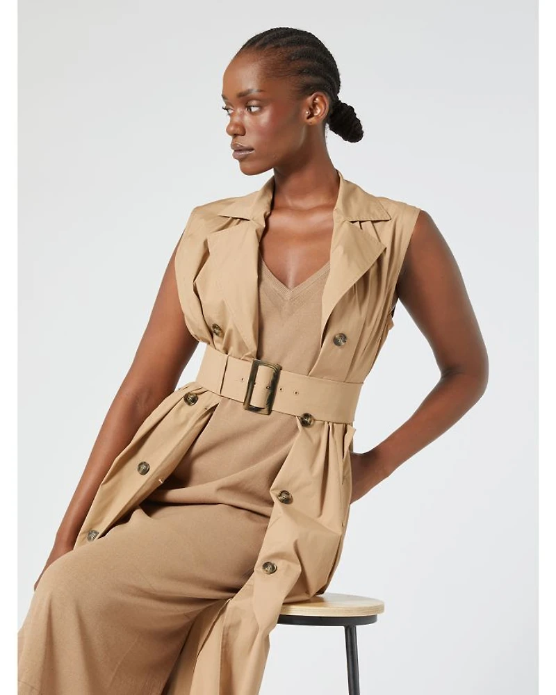 2A Uscita Magnete Belted Shirt Dress