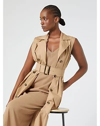 2A Uscita Magnete Belted Shirt Dress