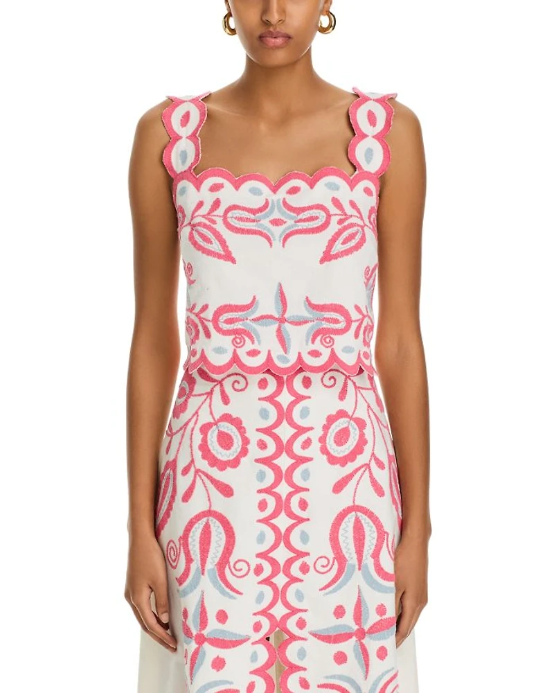 Eevi Embroidered Top