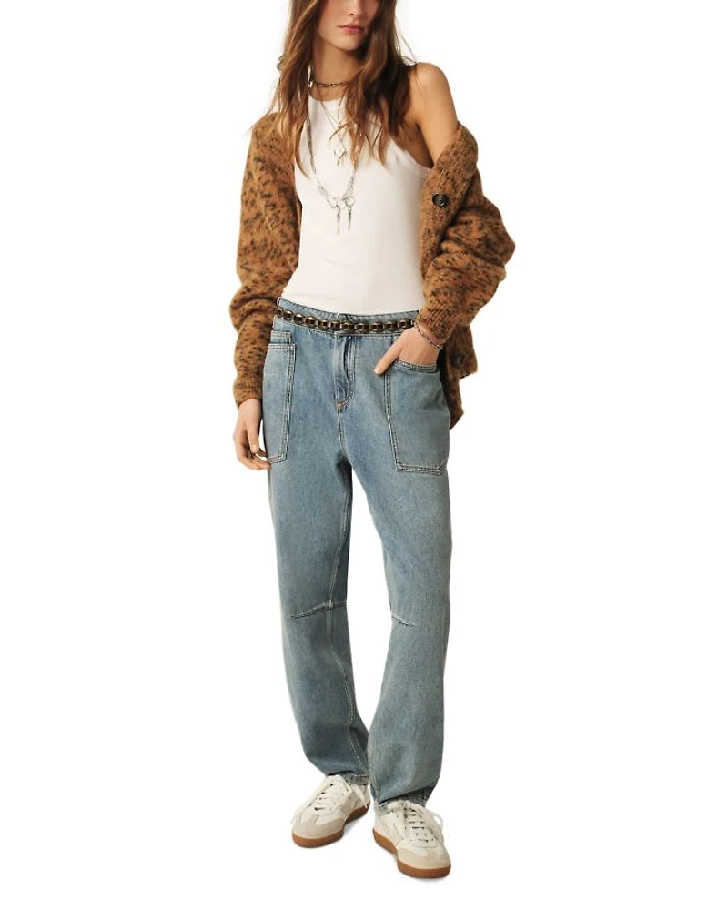 Avalon Seamed Jeans Light Used Blue