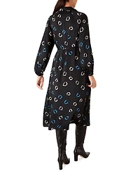 Scattered Hoops Midi Dress