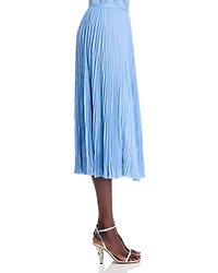 Rosalyn Pleated Midi Skirt