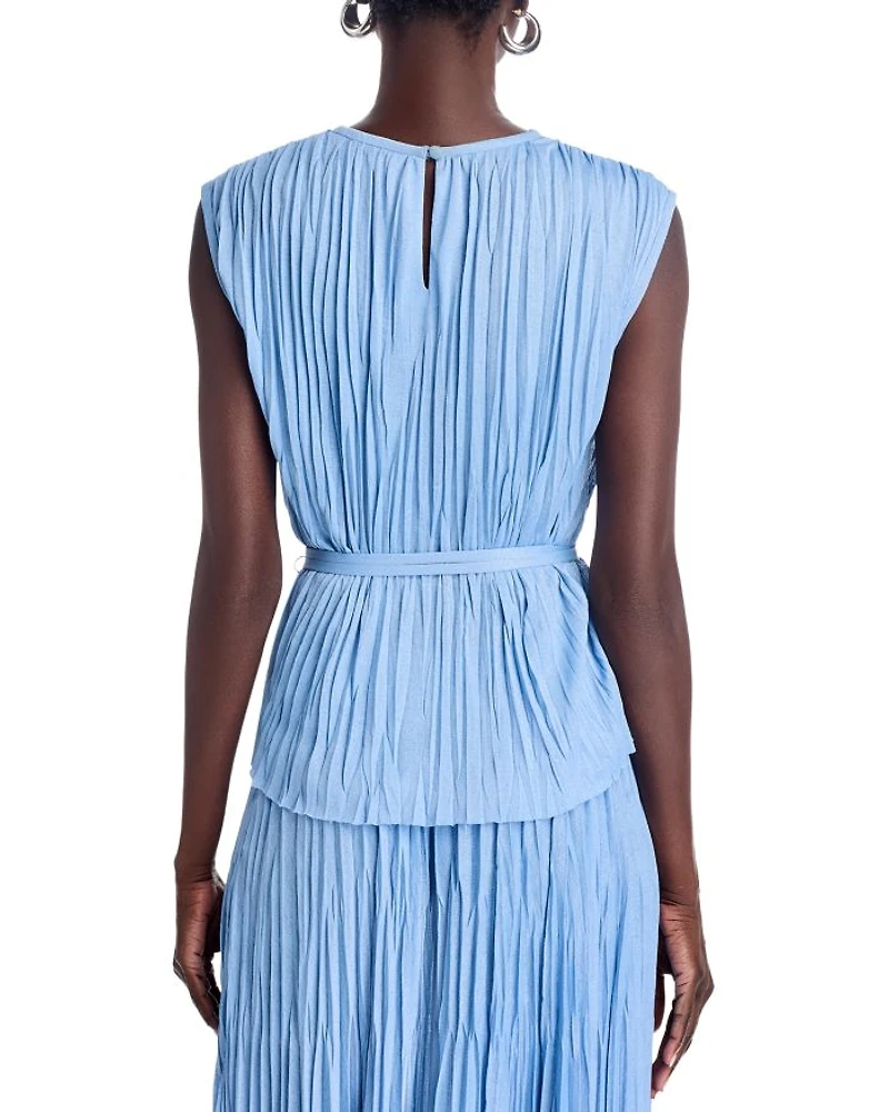 Lyra Pleated Top