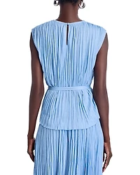 Lyra Pleated Top