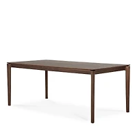 Ethnicraft Bok Dining Table, 71 x 35 Teak Brown