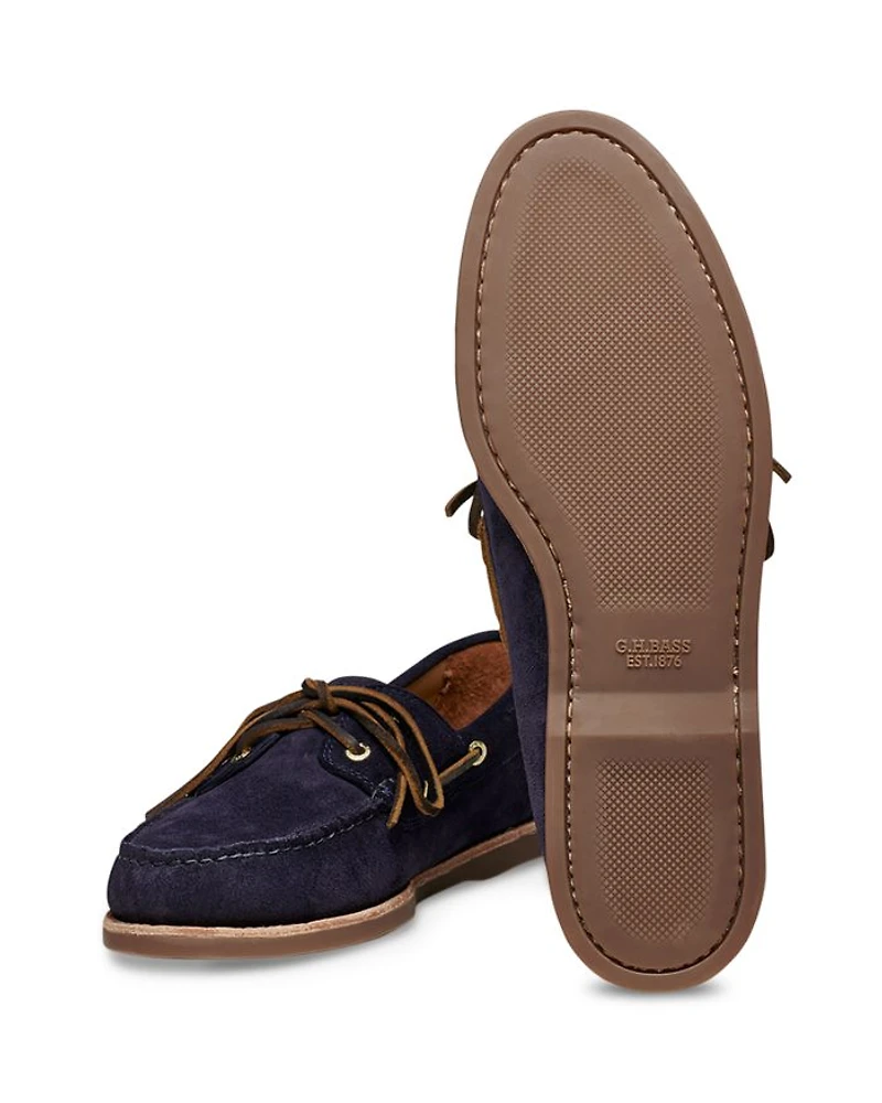 Men's Hampton Suede Boat Shoes