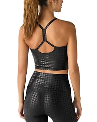 Caught The Midi Leggings Houndstooth