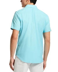 Odyssey Printed Short Sleeve Button Front Shirt