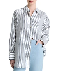 Vince Furrow Stripe Shirt
