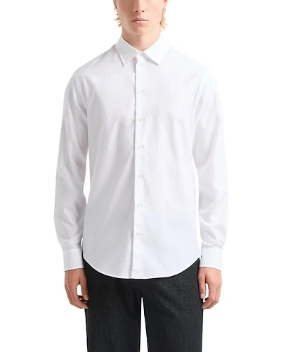 Textured Button Up Shirt