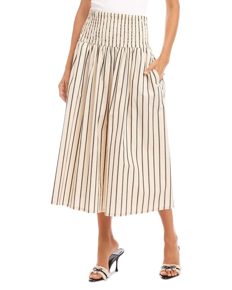 Rhea Striped Skirt