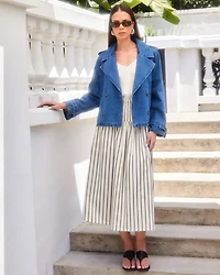 Rhea Striped Skirt