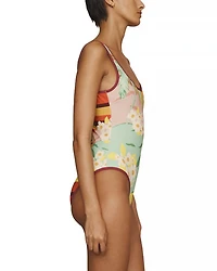 Palm Island One Piece Swimsuit