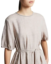 Teardrop Linen Dress