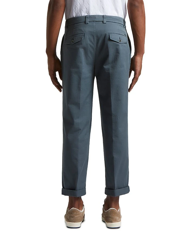 Relaxed Fit Garment Dyed Trousers