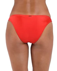 Jean Shimmer Scoop Front Bikini Bottom
