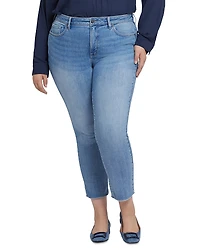 Nydj Plus Sheri High Rise Slim Ankle Jeans