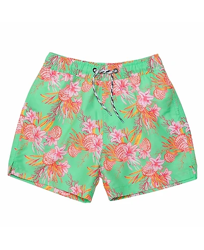 Snapper Rock Boys' Coastal Shells Sustainable Swim Short - Little Kid, Big Kid