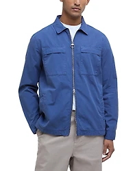 Barbour Glendale Regular Fit Front Zip Shirt Jacket