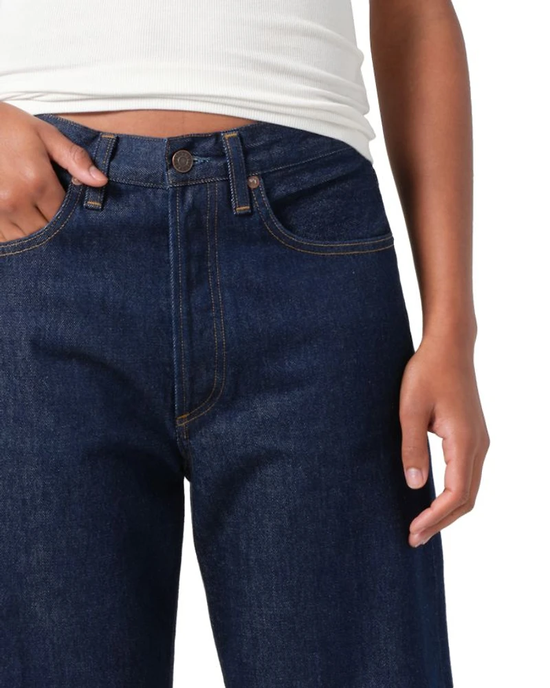 Kelly High Rise Straight Leg Jeans Rinse