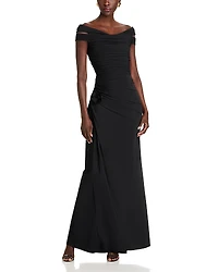 Chiara Boni La Petite Robe Soetsu Off-the-Shoulder Gown