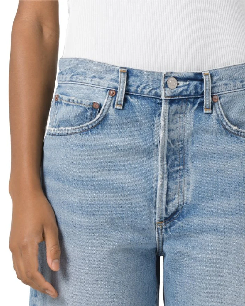 90's Mid Rise Loose Shorts
