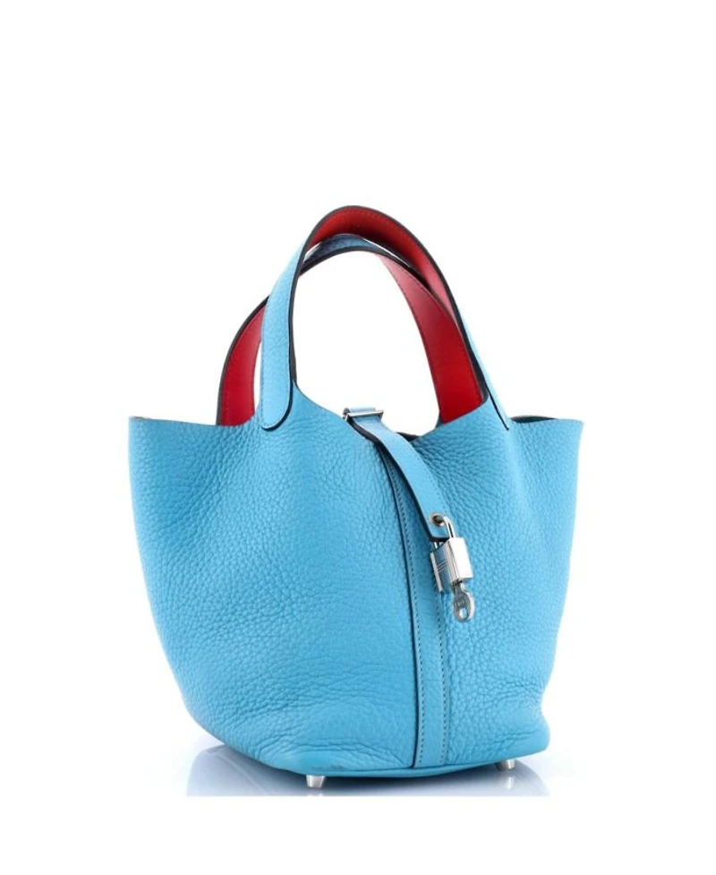 PM Eclat Picotin Lock Bag Clemence with Swift