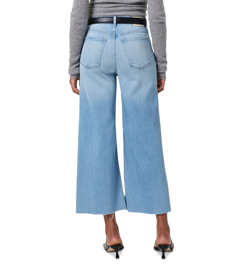 Lyra High Rise Wide Leg Crop Jeans Belmont