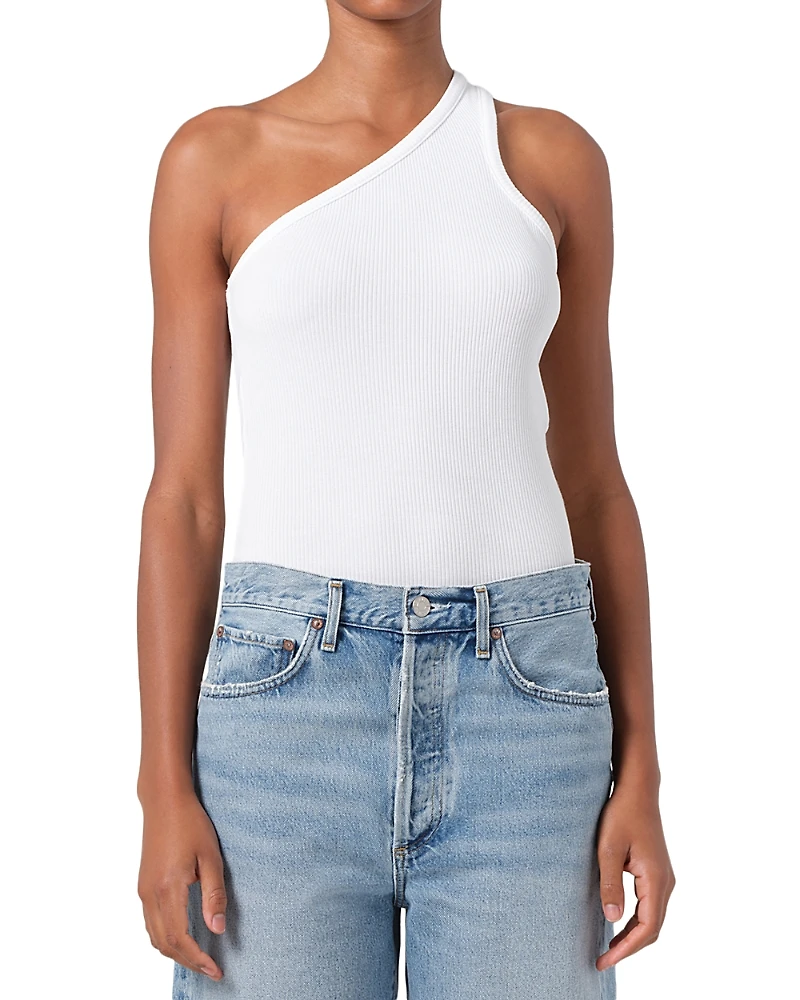 Agolde Verica One Shoulder Tank Top