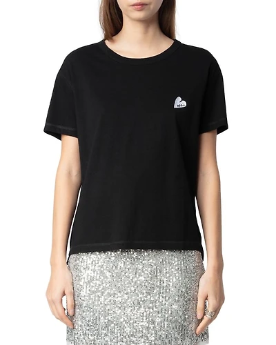 Marta Cotton Heart Tee