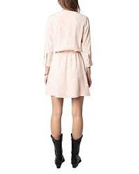 Rucus Silk Flash Heart Dress