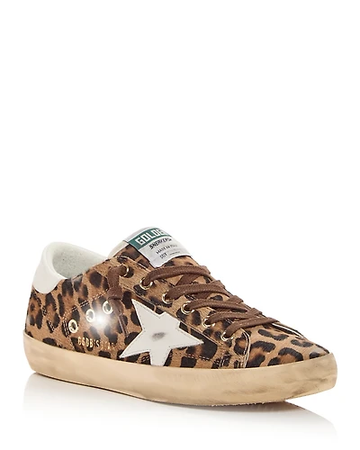 Golden Goose Unisex Super-Star Calf Hair Low Top Sneakers