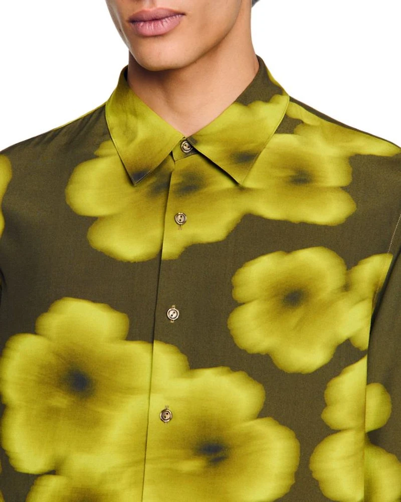 Loose Fit Floral Shirt
