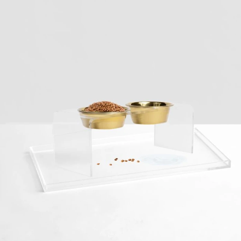 Clear Overflow Feeder Tray